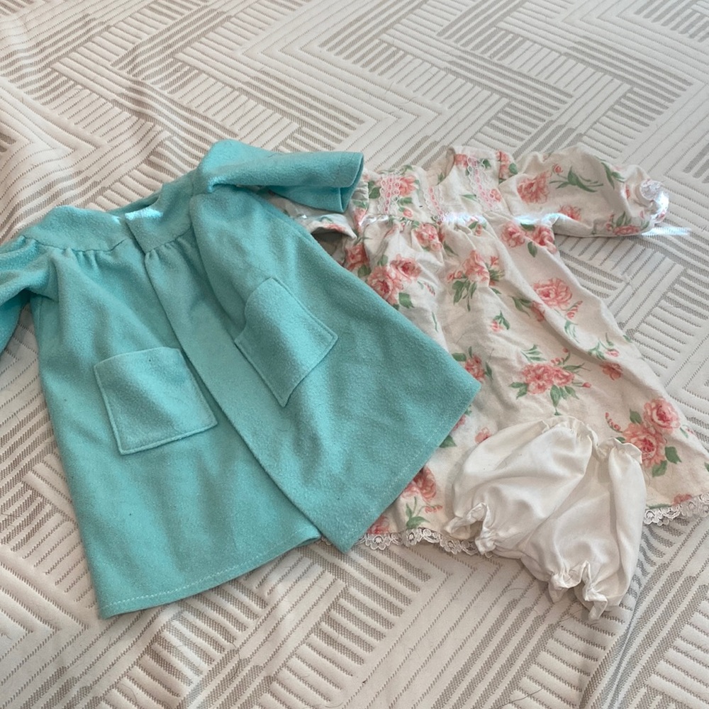 American girl doll pajama set.